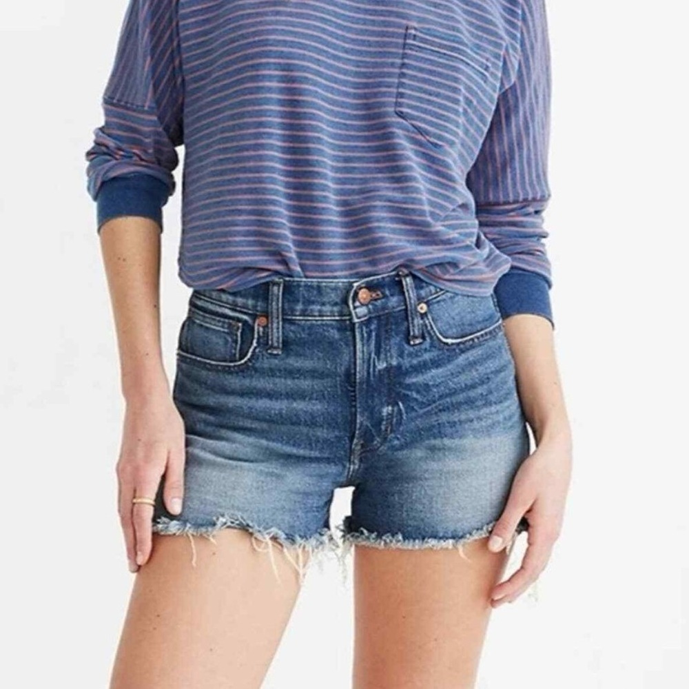Madewell | The Perfect Jean Shorts Light Blue Size 30
